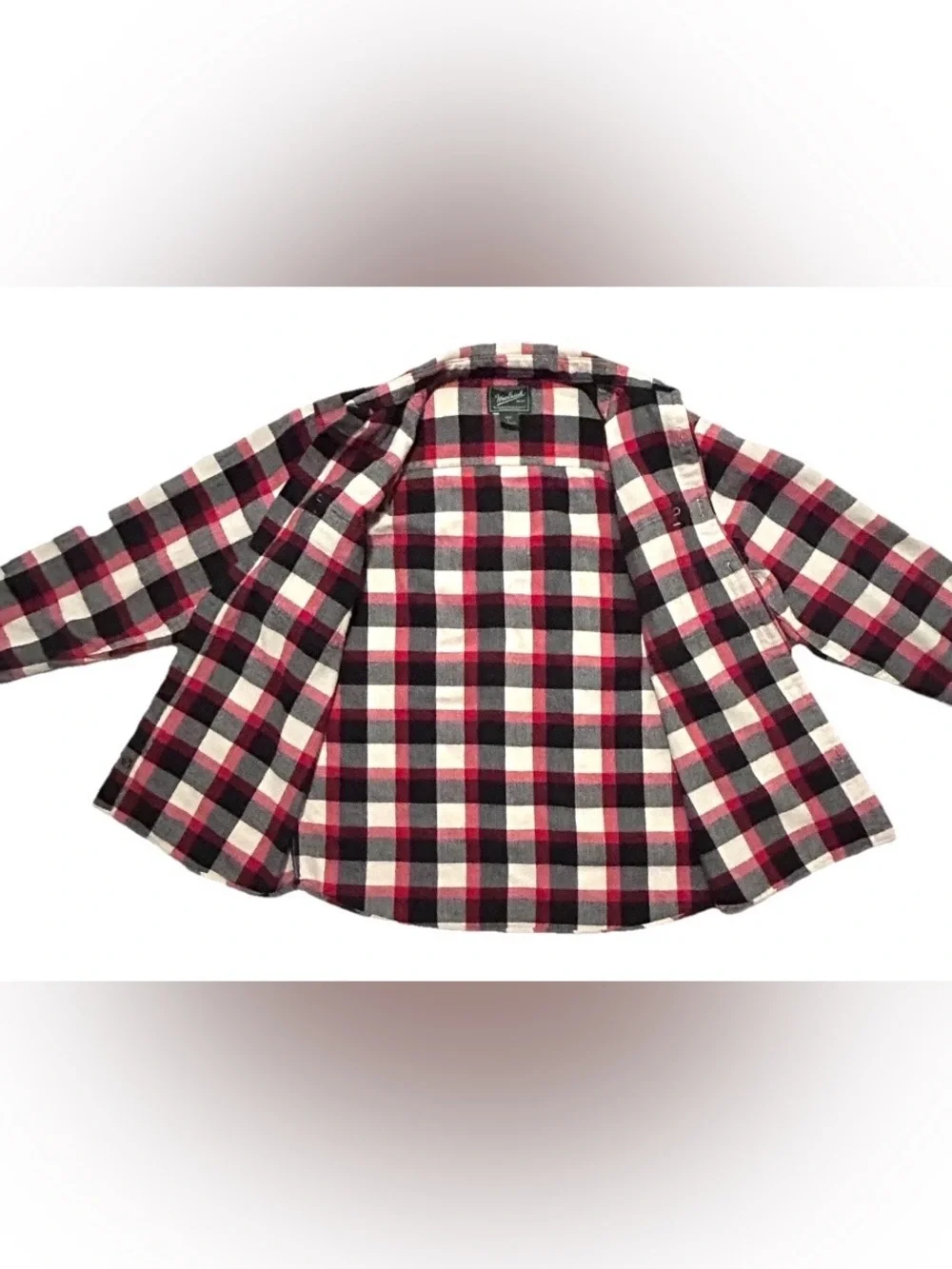 VTG Woolrich Men’s Classic Flannel Buffalo Plaid 100% Cotton Shirt L - Picture 3 of 11